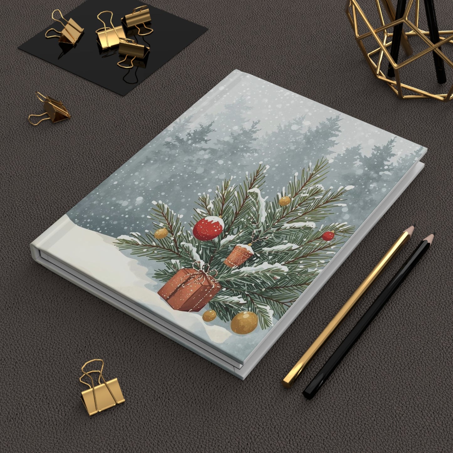 Christmas-Themed Hardback Journal