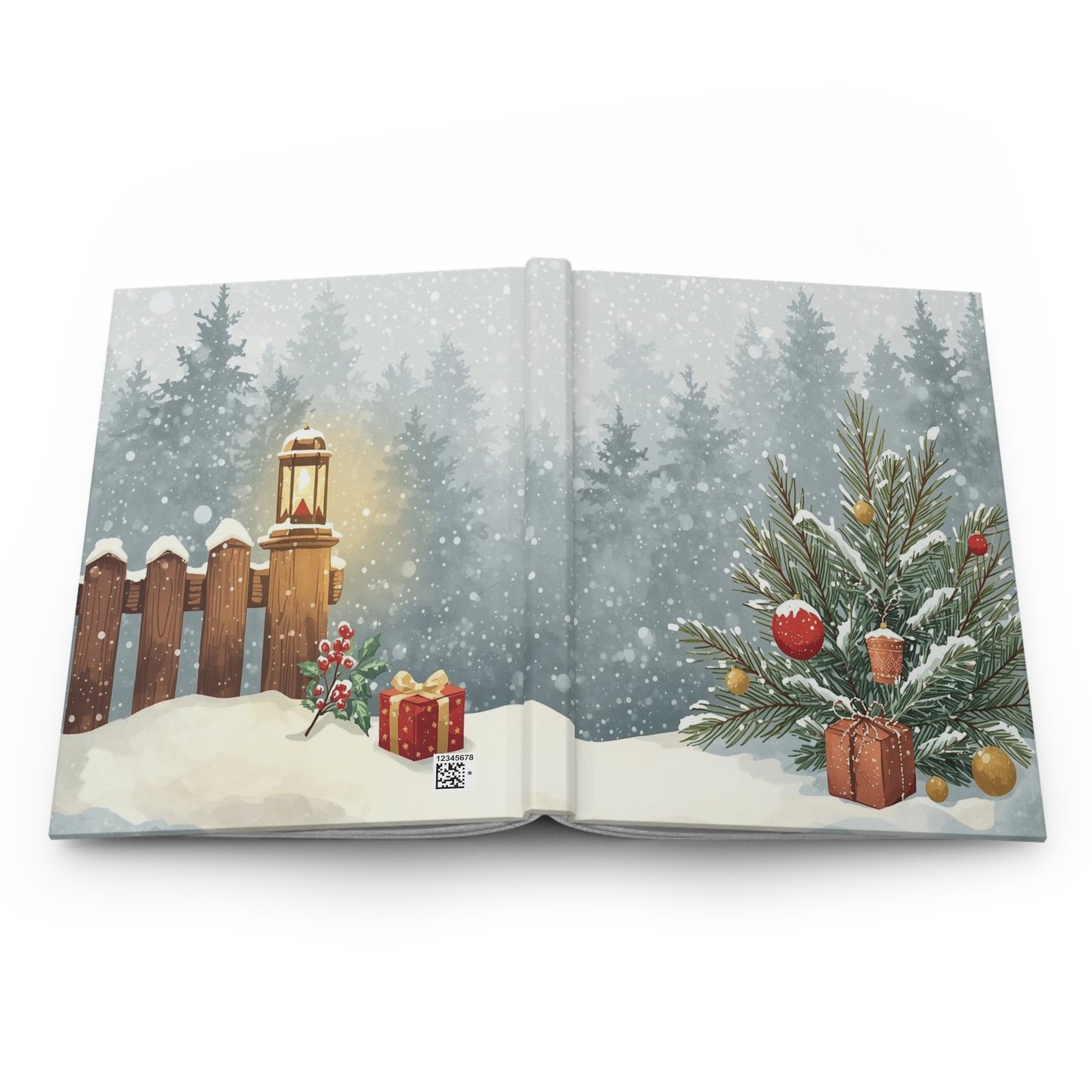 Christmas-Themed Hardback Journal