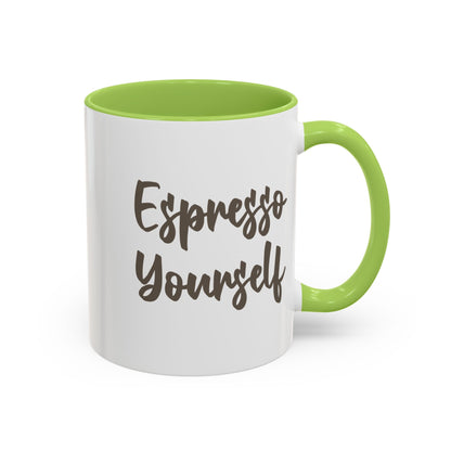 Espresso Yourself Accent Coffee Mug